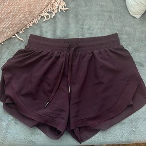 Halara maroon athletic shorts
